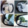 Car Auxiliary Mirror, Rearview Mirror Assist, Frameless, Adjustable Angle, Wide View, Wide Angle View,