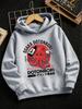 Kids Japanese Osaka Dotonbori Octopus Hoodie Cartoon Graphic Print Pullover Sweatshirt Cute Streetwear Casual Hooded Top Autumn