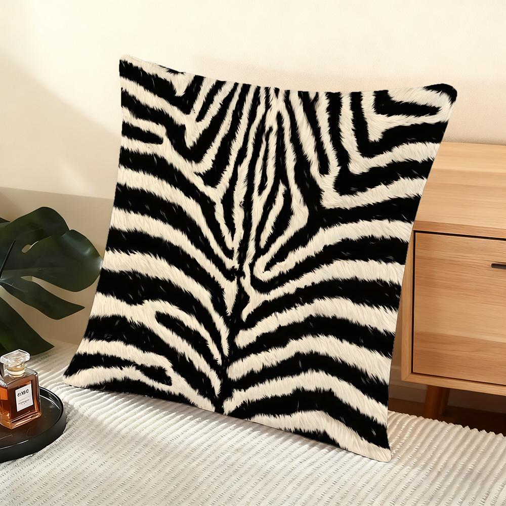 Animals T-Texture Bzt Cushion Cover Soft Short Plush Pillow Cover Smooth Cozy Texture Aesthetic Cushion Case Home Decor