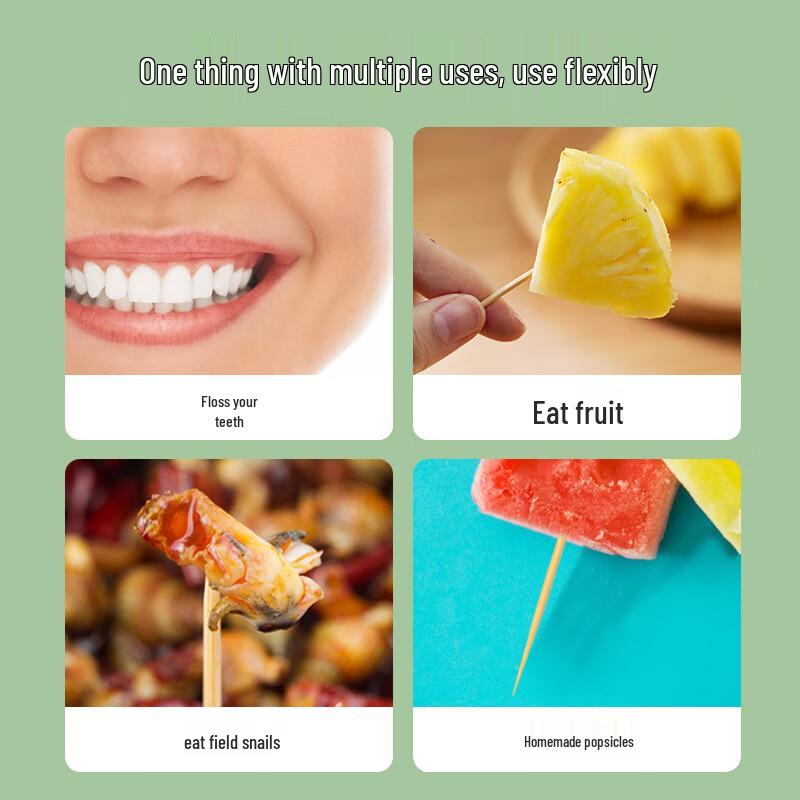 Meiliya Bambus-Zahnstocher