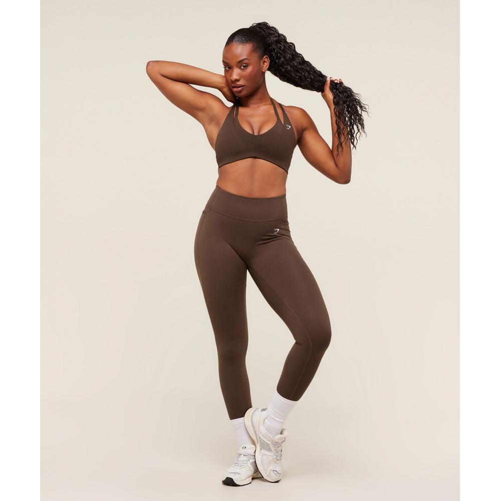Gymshark Reps T Back sporTs Bra Archive Brown B3b3d Nby8