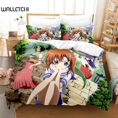 3D Printed Higurashi When They Cry Bedding Sets Exquisite Bed Supplies Set Duvet Cover Bed Comforter Set Luxury Birthday Gift