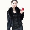 New Womens Winter Autumn Short Section Faux Fur Jackets Man-made Rabbit  Collar Casual  Coats E98