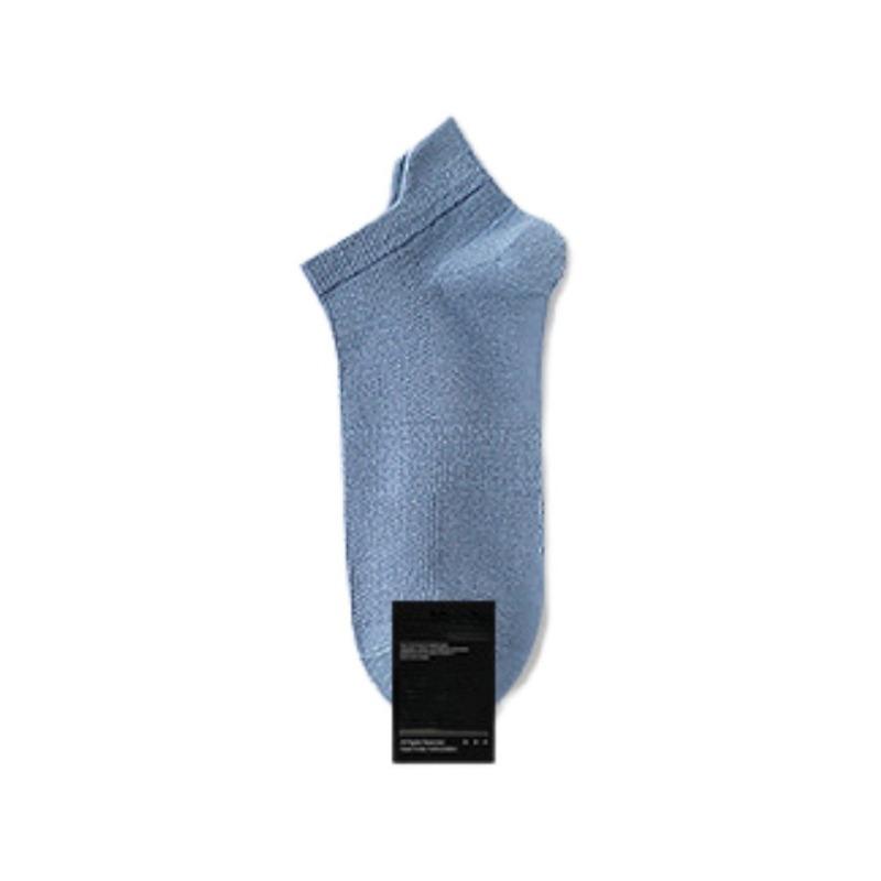 Men Spring and Summer Days Thin Deodorant Wicking Mesh Does Not Fall with Sports Ear Lifting Boat Socks