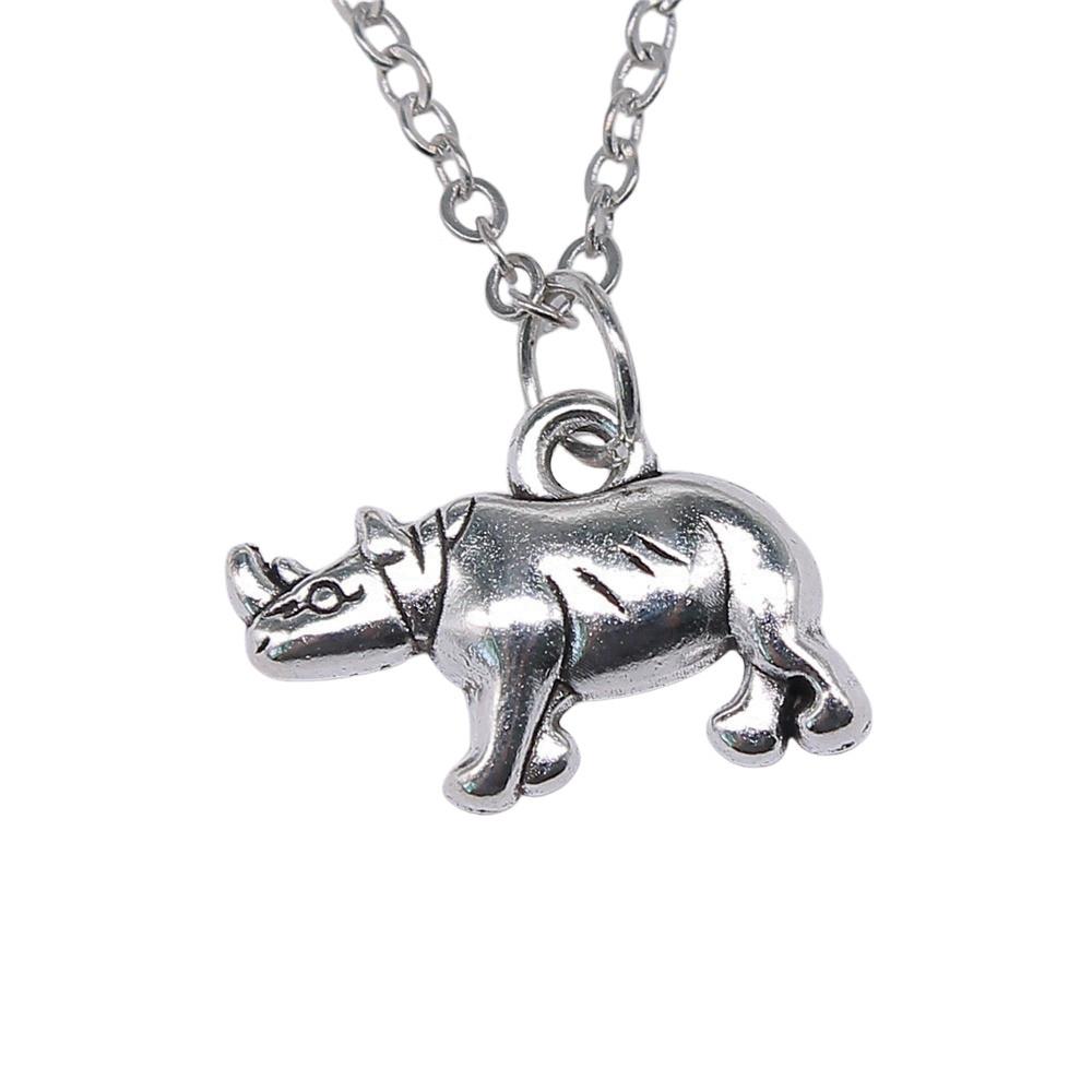 

Horse Pendant Necklace Equestrian Animal Charm Jewelry 40cm Short Chain A25-1pcs-20x13mm