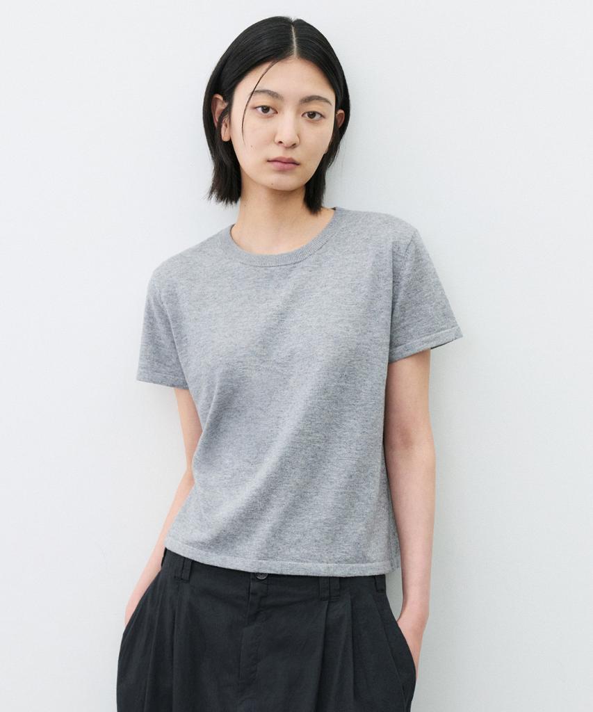 Summer Woman Cotton Summer Wool Half Knit Melange