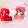 Mofusand Love Square Gift Box For Cats Soft Animal Plush For Kids Room Ornament