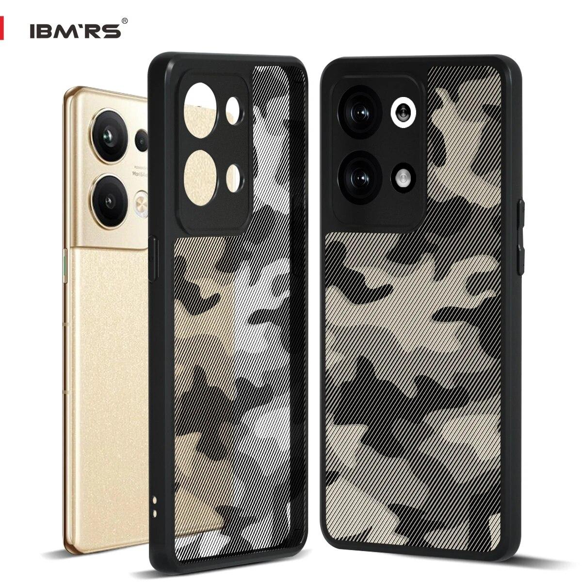 

(В комплекте ремешок на запястье)Чехол IBMRS для Oppo Reno9/9 Pro, защитная задняя крышка из прозрачного поликарбоната + чехол для телефона с мягкими краями TPC for phone series(6.7 )