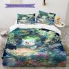 Biancheria da letto con motivo Bulbasaur Decorazione per la casa Regalo di compleanno (1 * copripiumino + 2 * federa, senza nucleo)