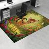 Office Rug Bambi, Forest theme 3D Printed Anti-Slip Rug-Machine Washable for Living Room