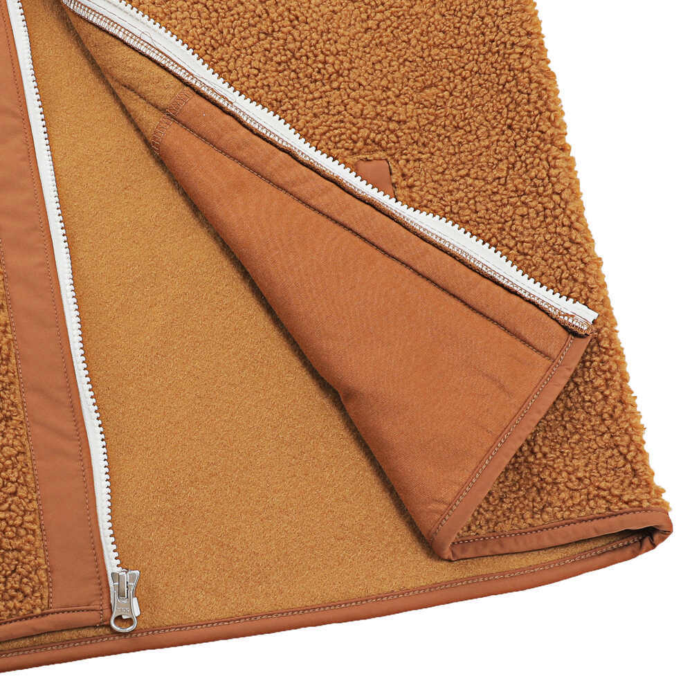 Nike Club Casual Hooded Jacket Comfortable Fashion Light British Brown Kids Jackets HQ4882-281