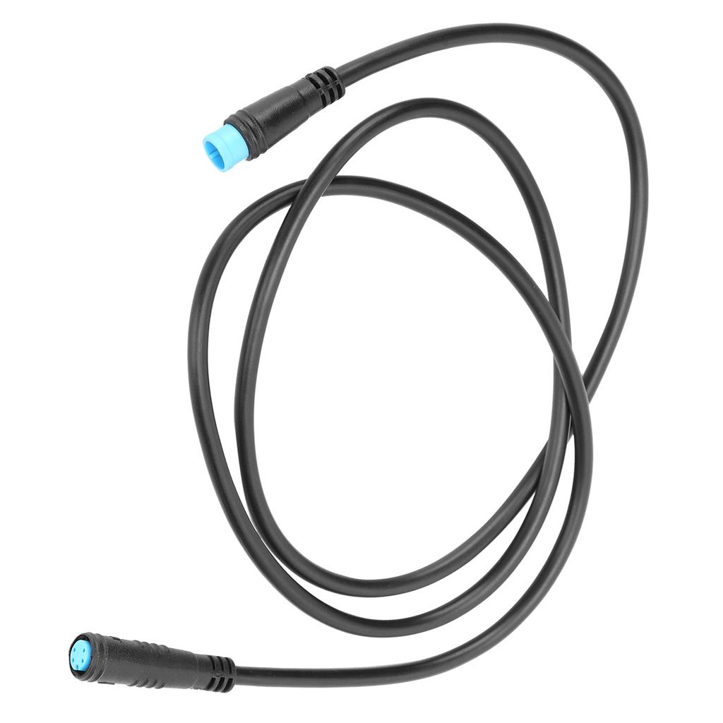 34.3in Waterproof Connector 4pin Male to 4pin Female Adapter Cable Accessory for Electric Bicycle