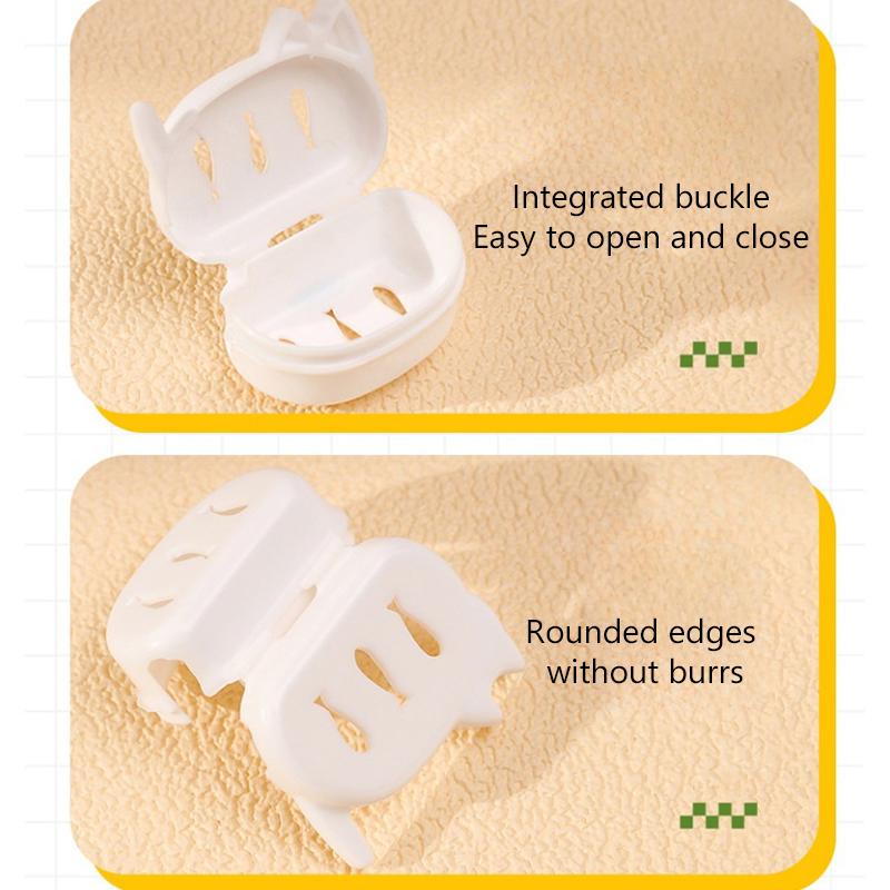 Husa Portabilă pentru Cap de Periuță de Dinți în Formă de Pisică, Capac Protector Antistropi, Clip Portabil din Plastic pentru Uz Casnic, Călătorii, Accesoriu Baie