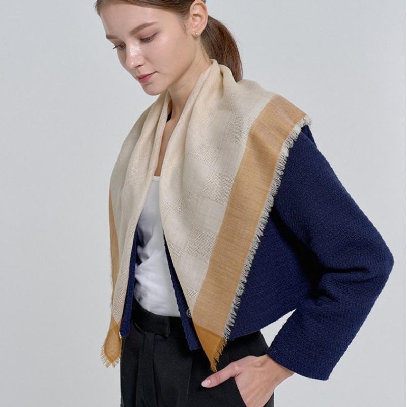 Dal Air Cashmere Scarf Ivory Nobles