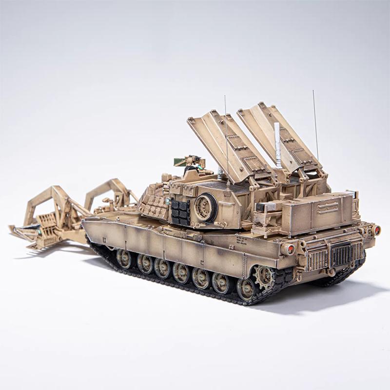 AM 1/72 Scale M1ABV Assault Breaching Vehicle M1150 Mine-Rescue Tank Heavy Engineer Combat Vehicle Simulation Resin Model