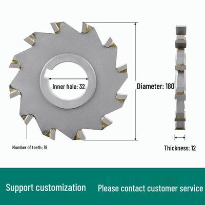 Carbide Three-Sided Disk Milling Cutter