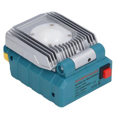 Lampe de travail 10 W LED Lampe d'éclairage d'atelier portable pour batterie Bosch 14,4 V 18 V Li-ion