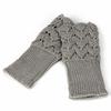 Women's Warm Winter Brief Paragraph Knitting Half Fingerless Gloves
