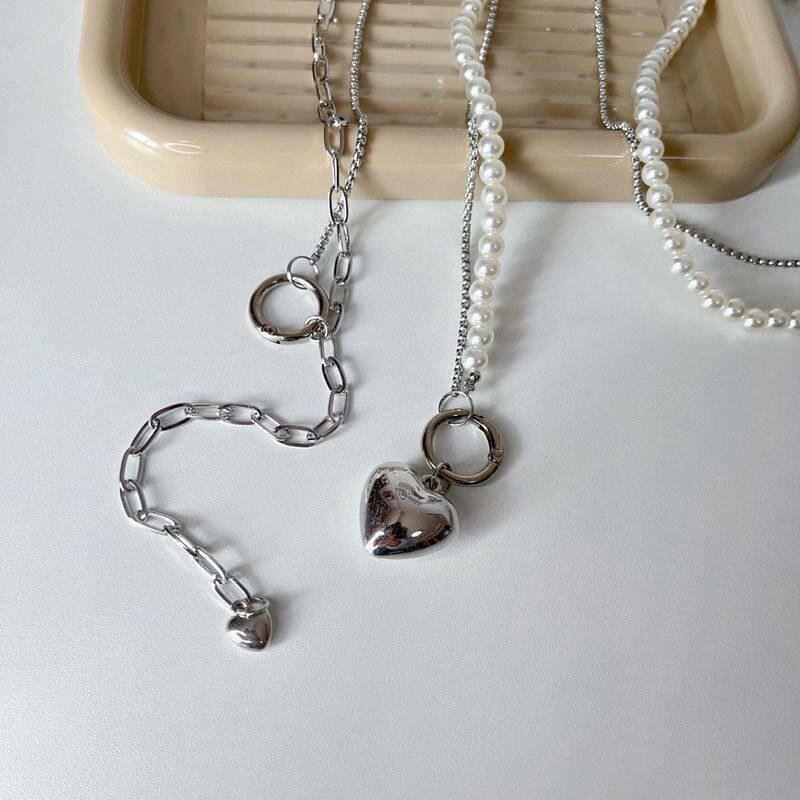 Korean Pearl Chain Stylish Accessories Phone Lanyard Beaded Charm Crossbody Bag Chain