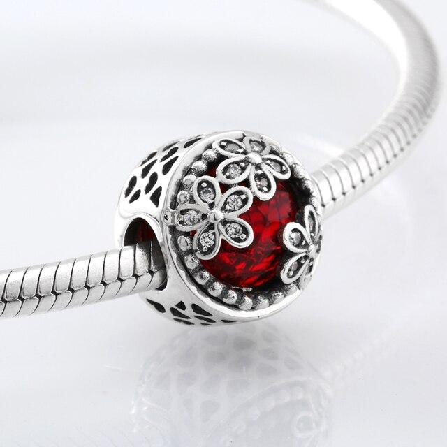 Perles fines en argent sterling 925 de forme ronde La famille est là où l'amour grandit Perles fines à faire soi-même adaptées aux bracelets à breloques originaux Fabrication de bijoux