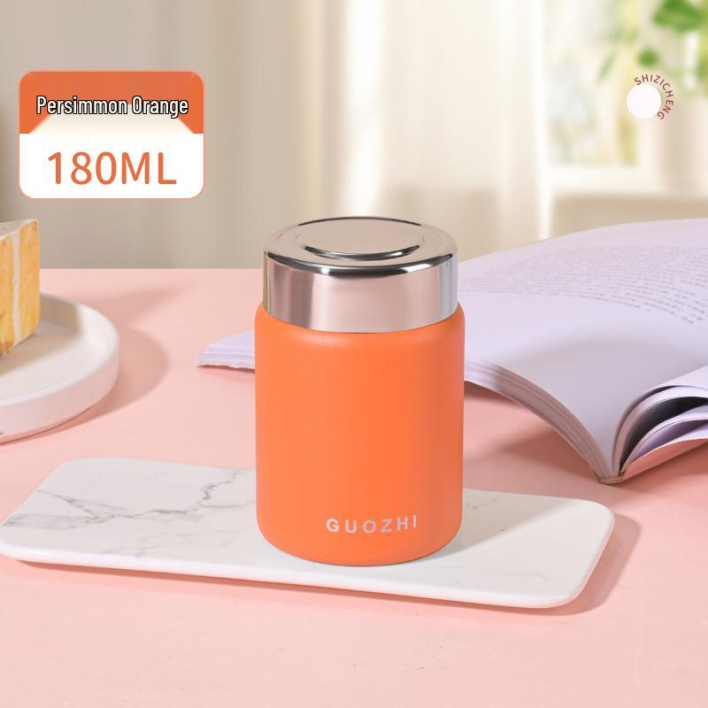 Stainless Steel Insulated Pocket Thermos: Fresh Color Tea & Water Cup for Office or School Use