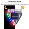 Multicolor Truck Tail Flashing Light Led Solar Warning Light Anti Collision Magnetic Touch Switch Wireless Strobe Triangle Lamp