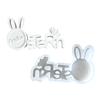 Easters Molds Epoxy Resin Molds Easters Rabbit Castings Molds Silicone Molds Ornament Plasters Molds for Craft Making