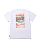 Snow Peak Unwind T-Shirt, Size L, White, TS-25SU105, Perfect for Festivals, Camping, and Outdoor Activities