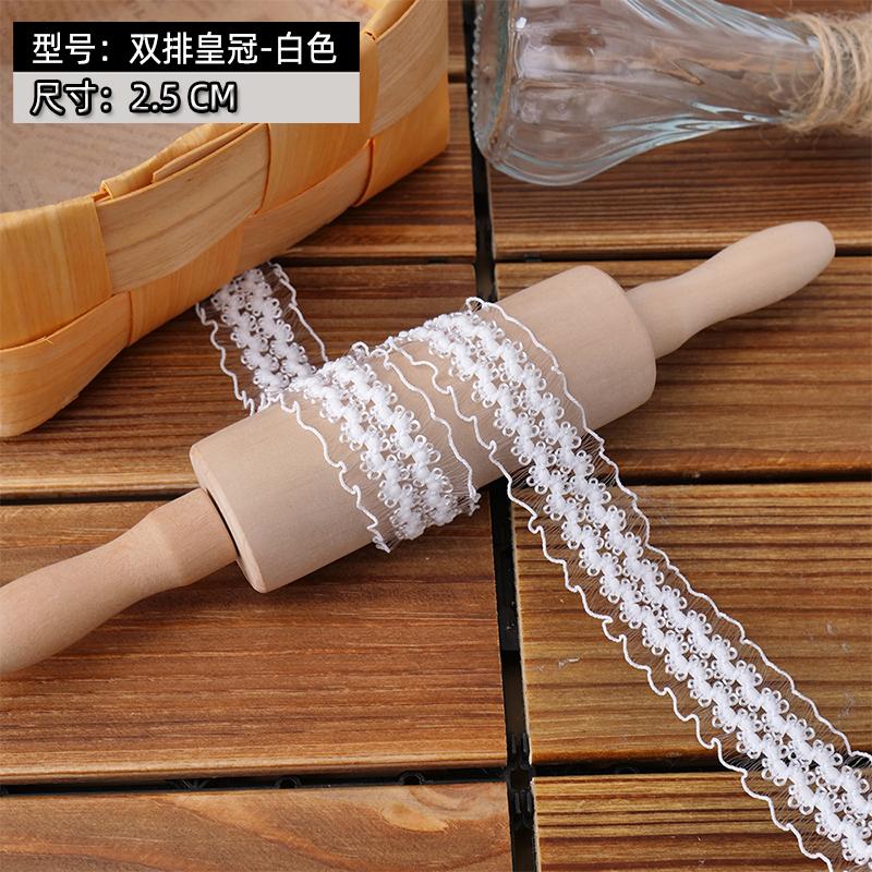 2 Meter Weiß Hochzeitskleider Spitze Für DIY Nähen Bänder Besatz Handarbeit Nähzubehör Bekleidung Dekor Handgefertigtes Material