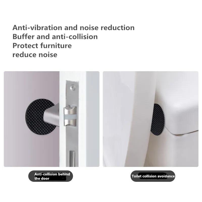 1 lot Chair Table Leg Gasket Door Toilet Anti-collision Sticker Furniture Stool Legs Soft  Protection Pad Can Be Cut At Will