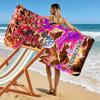 Brave Frontier Print Beach Towel, Large Soft Quick Dry Towel for Beach Camping Swimming