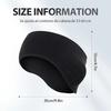 Winter-Wärmer-Stirnband Atmungsaktiv Winddicht Schweißband Fleece Ohrenschützer Wärmer Outdoor-Sportarten Radfahren Laufen Elastische Kopfbedeckung