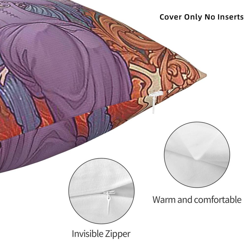 Lady Amalthea The Last Unicor Square Pillowcase Cushion Cover Pillow Case Throw Pillow Cover for Home Sofa Living Room