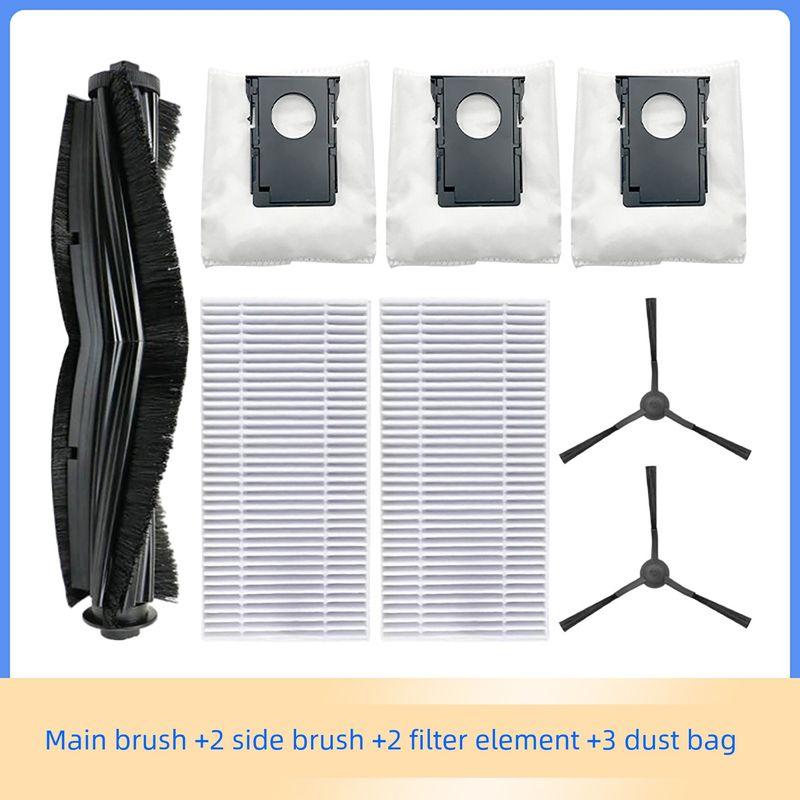Suitable for Midea W20 W20pro Sweeping Robot Crawler Mop Filter Element Rolling Side Brush Rag Bracket Accessories