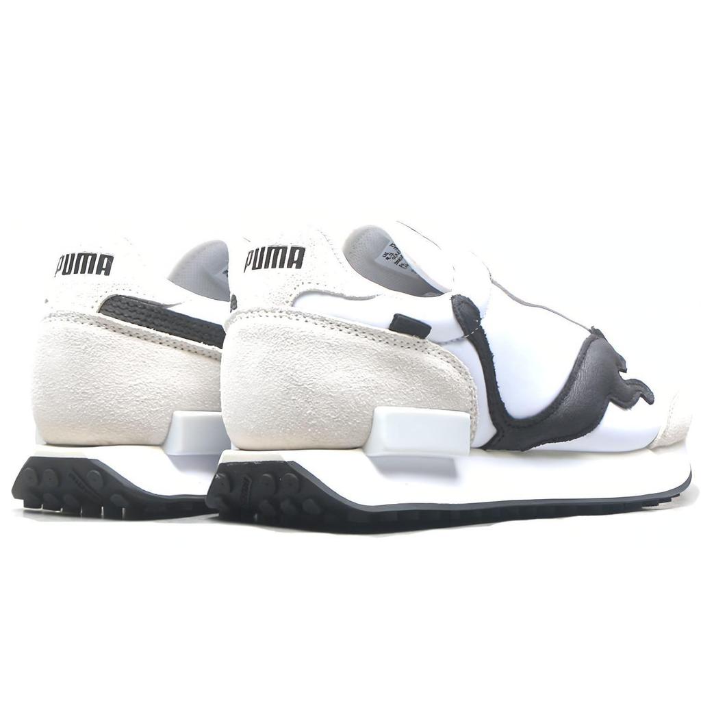Puma Future Rider Alert Comfortable Minimalist Low-Top Lifestyle Sneakers Unisex Sneakers Off-White Black 380864-01
