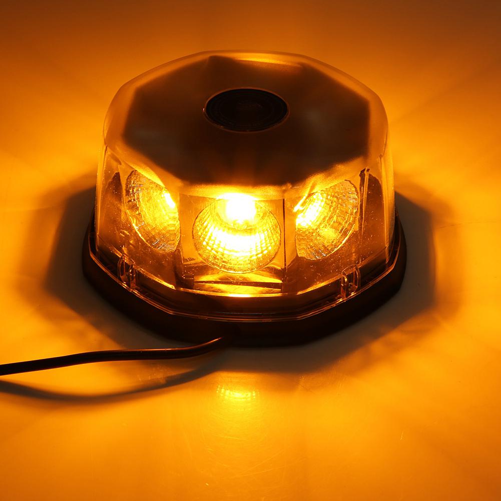 8 LED 40W 12-24V Magnetisch montiertes Auto Dach Stroboskop Notwarnung Blinklicht Rot & Blau