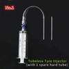 1Pc Bicycle vacuum tire self filling fluid injection tool Mountain road vehicle tire filling fluid injection syringe