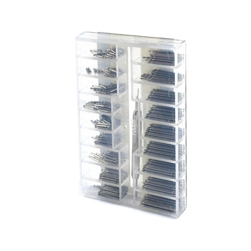 Completes 361Pcs Watch Repair Kit Includes 8-25mm Watch Band Strap Link Pins and Spring Bar Removal Tool for Watchmakers