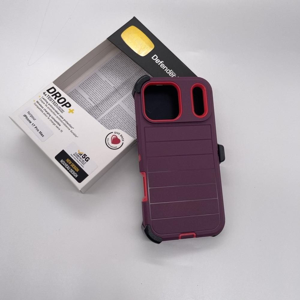 Defender Pro Series Hülle für iPhone 17 Pro Max Air 16 15 14 13 Offiziell Original Ott BOX Kameraschutz Sturzsichere Hülle Clip