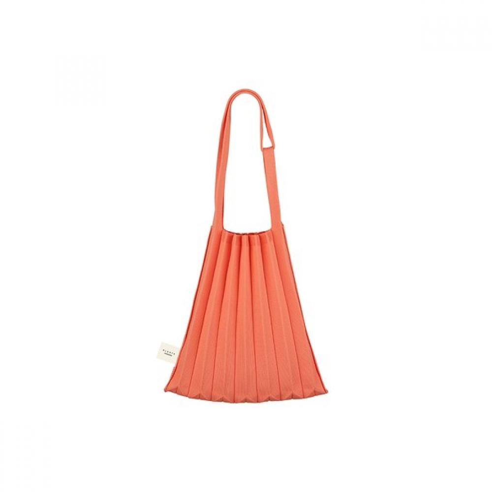

Pleatsmama Mini Shoulder Bag Peach Single option