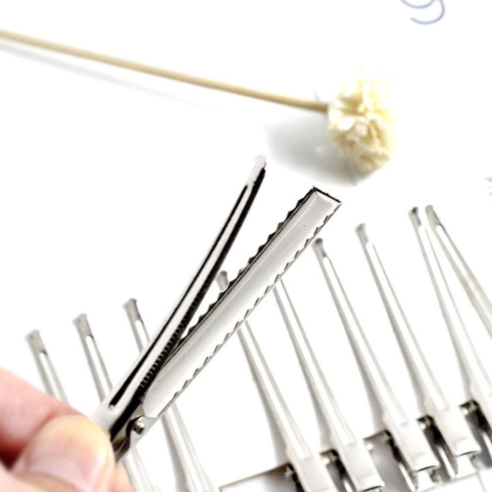 Durable Alligator Hair Clips Practical Hair Sectioning Clips Home Use Metal Curl Clips For Women