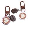 Coffee Cup Keychain Creative Keychain Pendant Mini Latte Art Coffee Cup Key Chain with Simulated Coffee Bean for Bags Keys