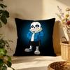 Stylish UUndertaleer Cushion Cover Versatile DoubleSided Pillow Case Fit for Sofa Bed Car  Daily Decor
