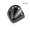 Women's Pointed Toe High Heel Protector - Leather Anti-Kick Decorative Cover with Metal Cap for Shoe Protection.