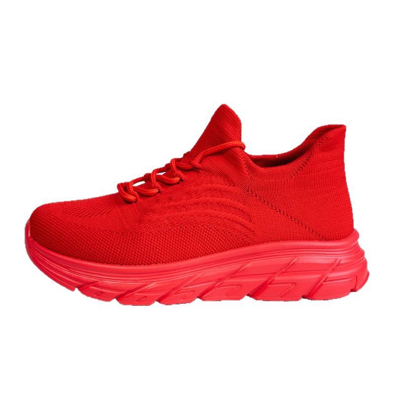 Casual socks shoes couple shoes summer light breathable mesh comfortable running sports shoes thick sole