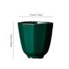 Keramik-Teeset, kleine Teetasse Meistertasse, einzelne Tasse Teeverkostungstasse, grobe Keramiktasse, einzelne Retro-Dufttasse.