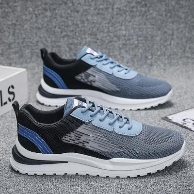 Men Casual Shoes Lightweight Anti Slip Outdoor Travel Mens Running Sneakers Fashion Mesh Breathable Comfort Leisure Tennis Shoes