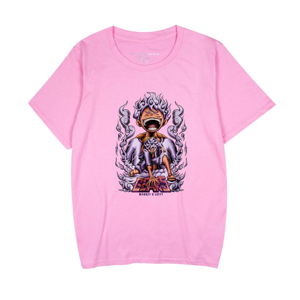 Anime ONE PIECE Printed Women Men's Fashion Cosplay Short Sleeve T-Shirts