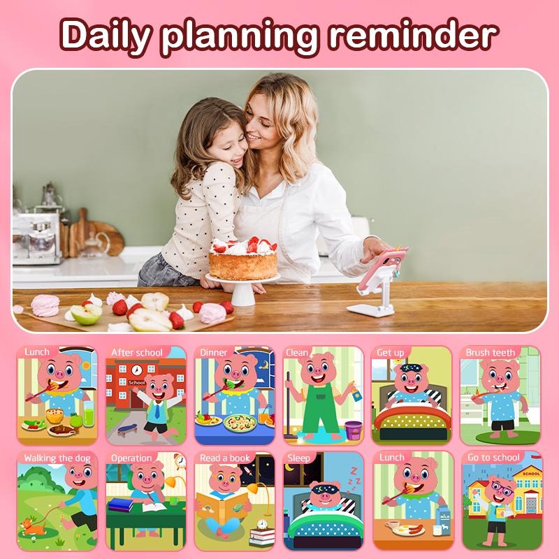 Kids Smart Phone Toys For Girls Unicorns Gifts 2.8 Inch Touchscreen Dual Camera Music Player Learn Toys Christmas Birthday Gifts