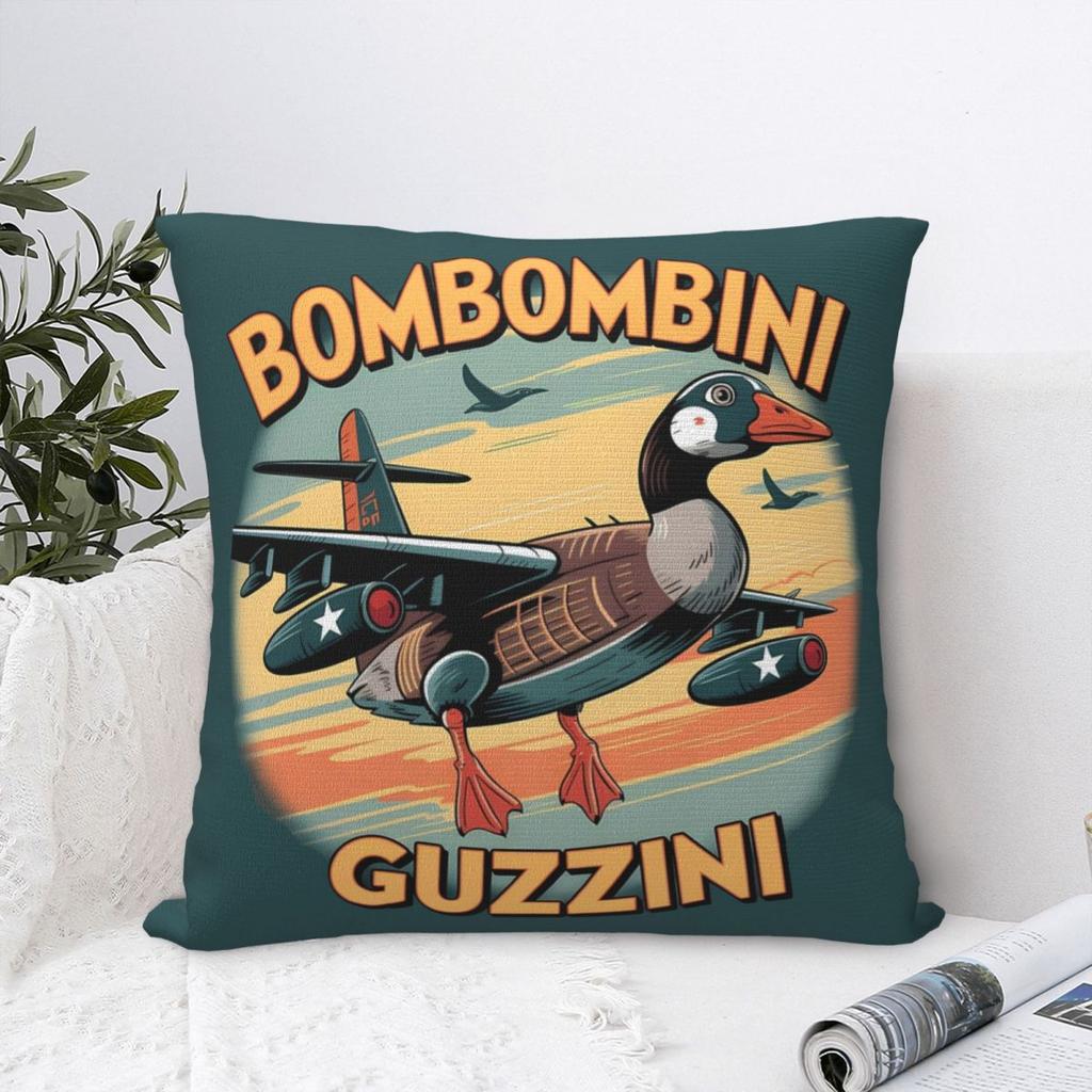 Bombombini Guzzini Italian Brainrot Pillowcase Printed Cushion Cover Decoration Throw Pillow Case Cover Home Zipper cm